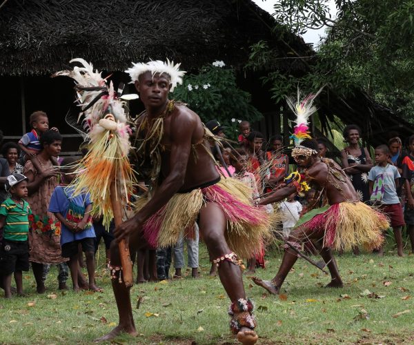 Crocodile Dance Bosmun tribe Papua New Guinea